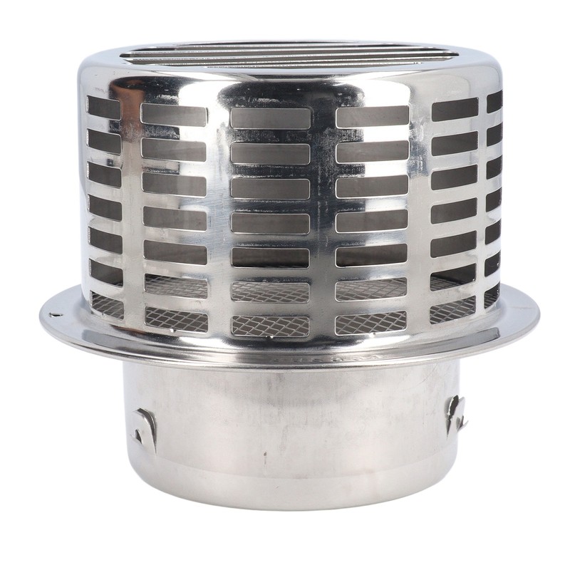 Stainless Steel Air Vent Cap Louvered Vent Cover Round Air