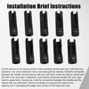 RULLINE 10pcs Flare Nut Socket Set, 10-Piece Kit for Automotive
