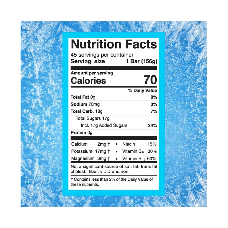 Pure Kick Freezer Bars, 5.5 oz, Hydrating Ice Pops, Naturally