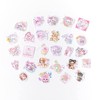 Aldieco 150pcs Kawaii Scrapbooking Stickers Pack Cute Cat Journaling Supplies