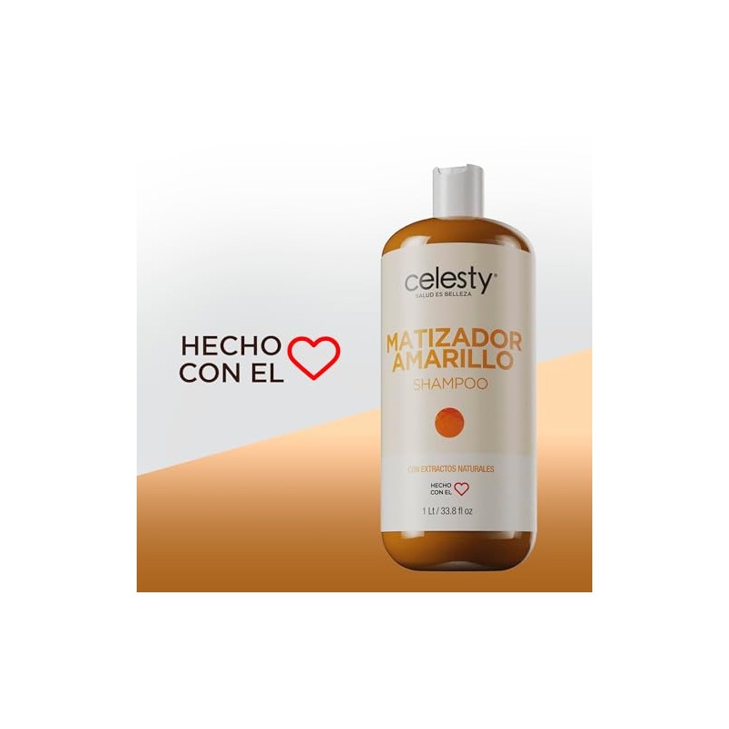 CELESTY | Shampoo Matizador - Variedad Amarillo Azul Morado Negro