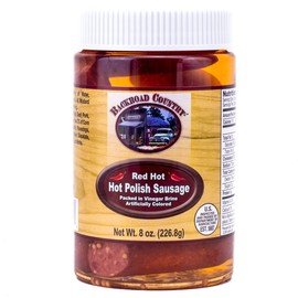 Backroad Country Red Hot Polish Sausage 8oz (Pack of 2)