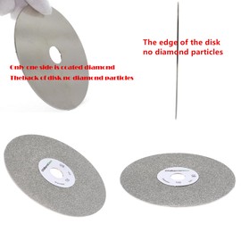 ChilternCasa 5 Inch Diamond Flat Lap Disc,Grinding Wheel 5" × 5/8" Arbor Hole Sanding Discs for Tile,Tungsten,Rock - 80 Grit