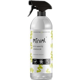 Miniml Öko-Reinigungsessig mit Zitronenduft, 750 ml — Natürlicher Mehrzweckreiniger, Kalkentferner, Weichspüler — 100% vegan und ohne Tierversuche