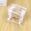 HFZRZFH Clear Cotton Swab Dispenser with Lid for Bathroom Accessories