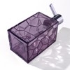 2 Pack Clear Lavender Purple Rust Proof Soap Dispenser, Acrylic