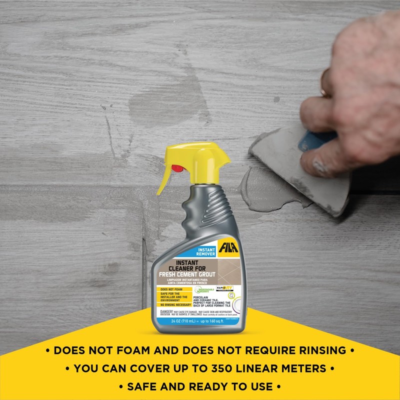 FILA Surface Care Solutions, INSTANT REMOVER, Spray for Grout Haze