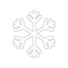 Snowflake Vinyl Decal Holiday Décor Merry Christmas XMas Tumbler Bottle Sticker