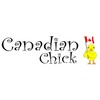 CafePress Canadian Chick Text Sticker (Bumper 10 Pk) 10"x3" Rectangle