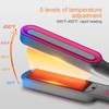 Hair Curler Straightener Dual Use Ceramic Barrel Adjustable Temperature Hairstyling