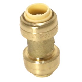 XFITTING Push Fit 1/4 Inch x 1/4 Inch, 1/4 in Push Fit Coupling, 28-6-6=5XX, 5 Pieces