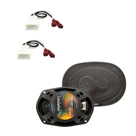 Harmony Audio - Compatible with Toyota Tacoma 2005-2015 Front Door Factory Replacement Speakers