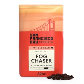 San Francisco Bay Coffee - Medium-Dark Roast Whole Bean Coffee - Fog Chaser (2 lb bag)