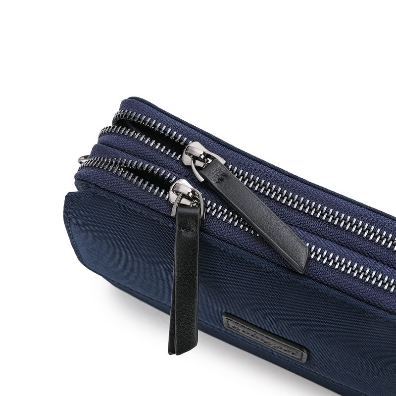 Goingpei - portafolios cruzada con cartera, pequeñas bolsas RFID para