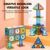 New STEM 3D Magnetic Magnet Building Blocks Tiles Set Toys
