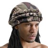 Titan Silk Satin Lined Turban Durag 1pc,, Camouflage, Large