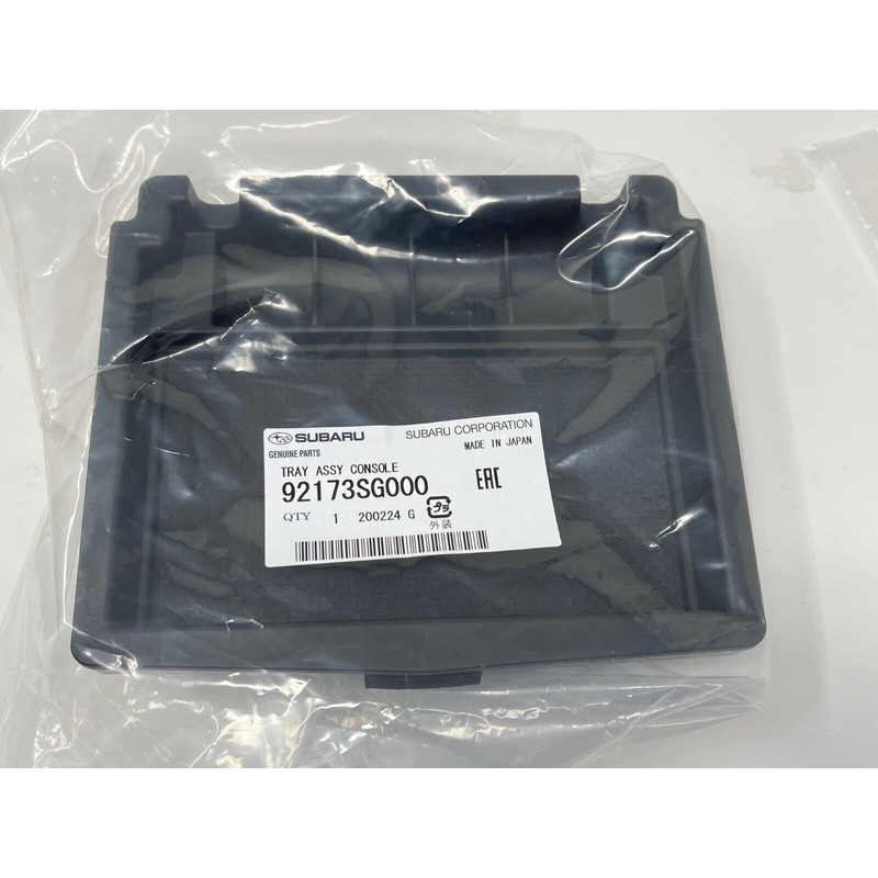 Subaru Center Console Tray 2014-2024 Forester 92173SG000 Black Coin OEM