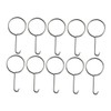 KONTONTY 10pcs Stainless Steel Drain Hook Durable Grate Lifting Tools