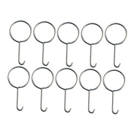 KONTONTY 10pcs Stainless Steel Drain Hook Durable Grate Lifting Tools for Drain Cleaning and Maintenance Ergonomic Design for Comfort and Convenience