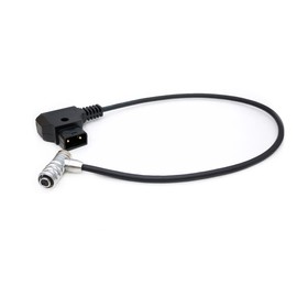 BMPCC 4K 6K Pro Power Cable, D-tap to Weipu SF6 2 Pin Female for Blackmagic Pocket Cinema Camera from Gold Mount V-Mount Battery (7.8" Right Angle)