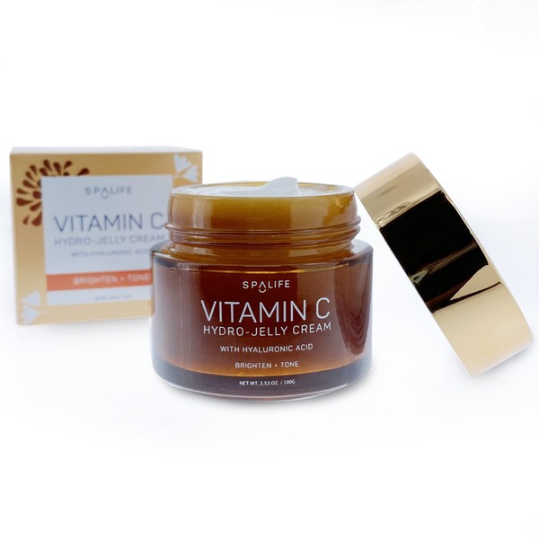 SpaLife Brightening + Tone Vitamin C Hydro-Jelly Cream With Hyaluronic Acid