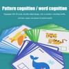 100Pcs Spell Learning Educational Toys Alphabet Colors Recognition Game Matching