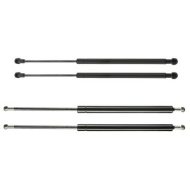 A-Premium Rear Window Glass and Tailgate Lift Supports Shock Struts Replacement for Toyota Highlander 2008-2013 Pack of 4