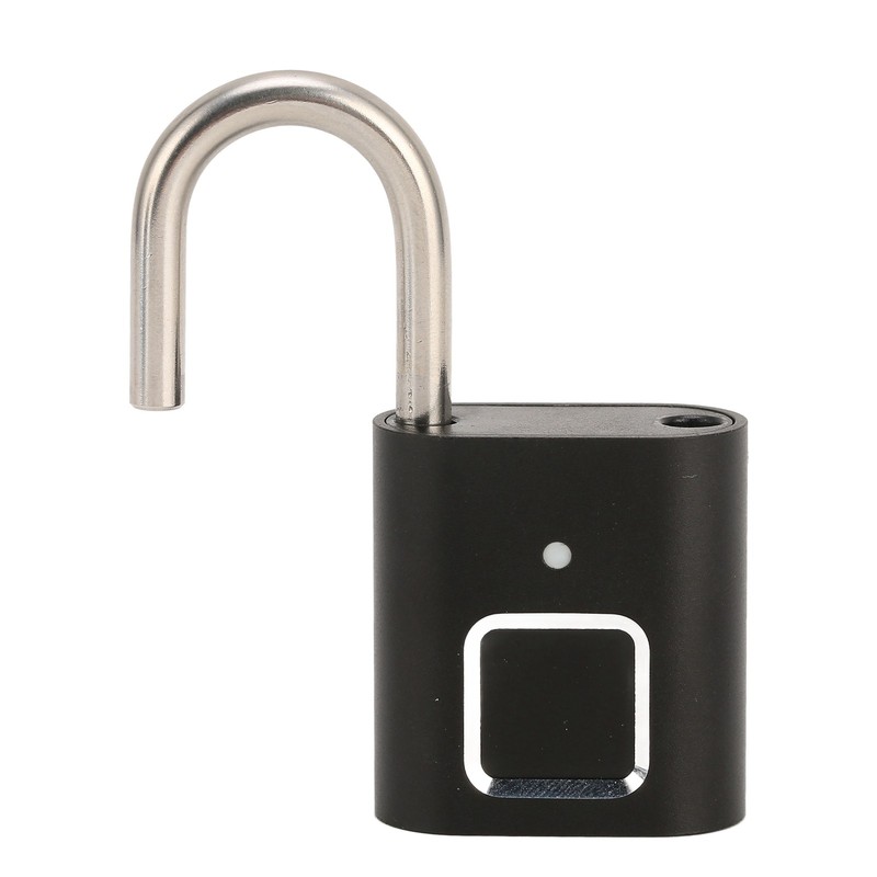 Smart Keyless Fingerprint Padlock Waterproof Biometric Prevent Theft Rechargeable USB