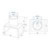 1 x hydraulic lifting trolley jack with double edge upstand