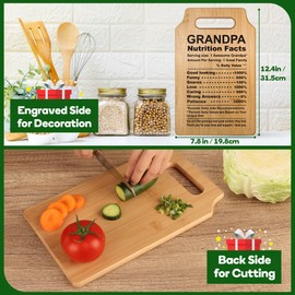 Father's Day Gift For Grandpa, Grandpa Birthday Gifts, Grandpa Gifts, Gifts for Grandpa From Granddaughter Grandson, Best Grandpa Ever Gifts, Grandfather Papa Grandpa Grandparents Cutting Board