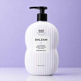 Happy Bath Daljam Milky Lavender Body Lotion 500g 2 packs / 해피바스 달잠 밀키라벤더 바디로션 500g 2입