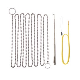 XQ_PJDX Fish Ball Chain & Retriever Telescoping Hook (Wet Noodle) and Storage Case.