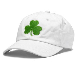 JZYEGSW st Patricks Day hat Green Baseball Cap Shamrock Embroidered for Man Women Funny