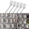 25 Pcs Pegboard Hooks,15cm/6 Inch Heavy Duty Metal Wall Display