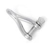 8mm Twisted Shackles Stainless Steel A4-Marine Grade (316) - for