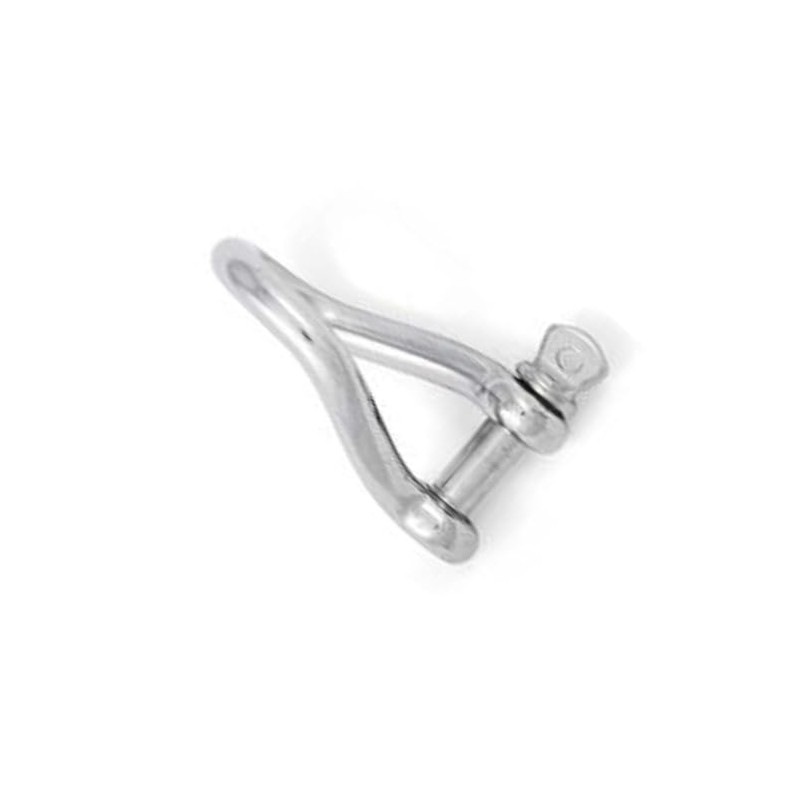8mm Twisted Shackles Stainless Steel A4-Marine Grade (316) - for