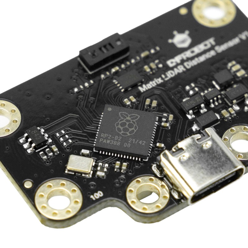 8x8 Matrix ToF 3D Distance Sensor | Onboard RP2040 &