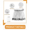 MYGLOAR 100pcs 38mm Safety Pins Safety Pins for Crafts, Sewing,