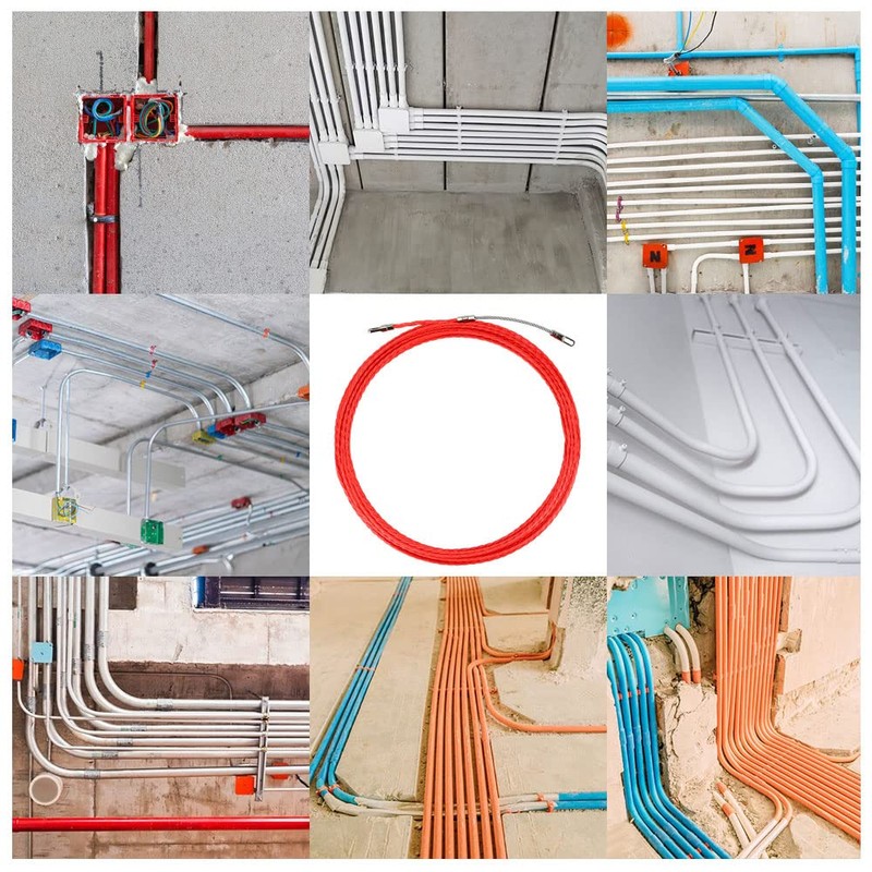 15m Fish Tape Through Wall Cable, 4.5mm Polyester Wire Puller