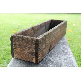 24" Rustic Planters Box (3.25-3.75"T - Short Version)