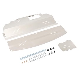 KUAFU Engine Splash Shield Compatible with 2014-Up Infiniti Q50 RWD 2016-2022 Infiniti Q60 RWD Under Cover Aluminium