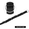 QWORK Fitness Metal Gym Handles with 5 Adjustable D-Ring Buckles