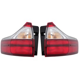 For 2015-2017 Toyota Sienna Pair Rear Tail Lights Driver and Passenger Side L/LE/XLE/Limited LED | TO2804123 TO2805123 For 81560-08050 81550-08050