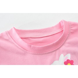 CM-Kid Pajamas Sets for Girls Long Sleeve Tops and Pants 2 Pieces Pjs Set Kids Llama Sleepwear Winter Toddler Jammies Size 3T