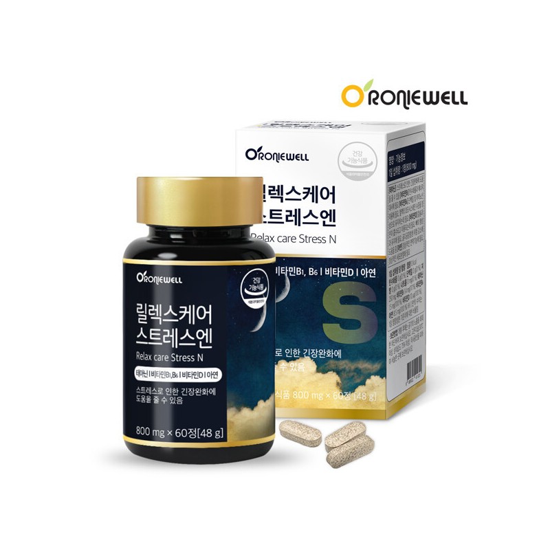 Roniwell (현대Hmall)로니웰 릴렉스케어 스트레스엔 60정 (2개월분) (Redirect Hmall) Roniwell Relax