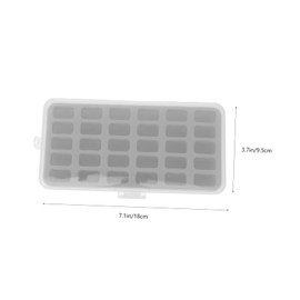 Gadpiparty 1pc Slot Bobbin Storage Case Durable Plastic Organizer for Sewing Embroidery Lightweight Design with Sponge Inserts for Secure Bobbin Holding for Beginners Grey Color