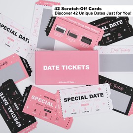 KAWAII KOI 42 Scratch Off Date Night Ideas for Couples, Fun & Romantic Games, Unique Adventures, Perfect Gifts for Couples, Wedding for Him, Her, Wife or Husband