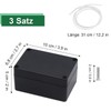 Electronic Junction Box, ABS Cable Housing Distribution Box, 3 Pieces