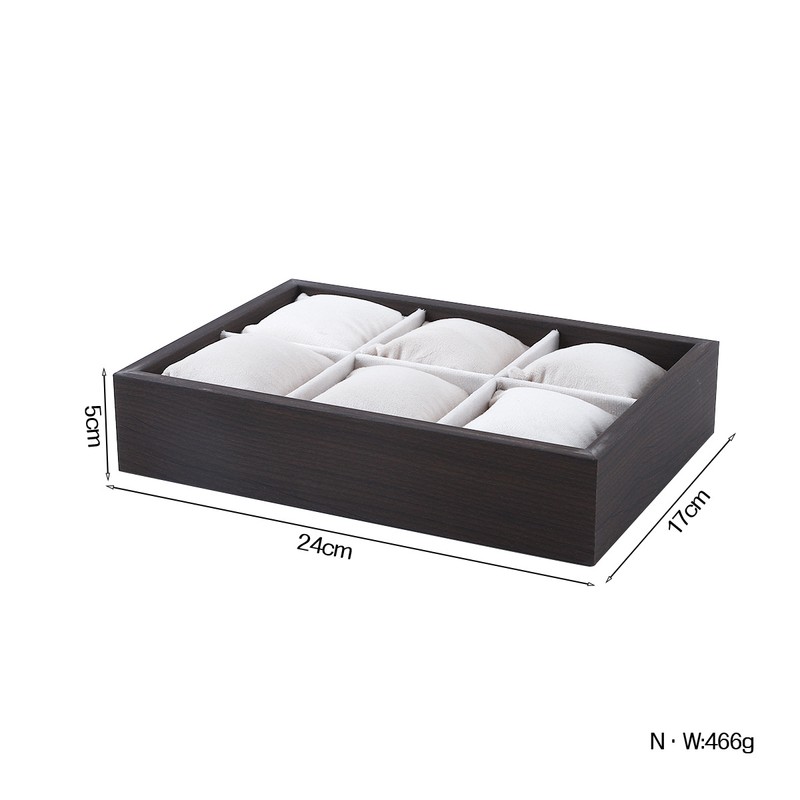 Vellure Jewelry Organizer Drawer – Wooden Velvet Tray for Bracelets