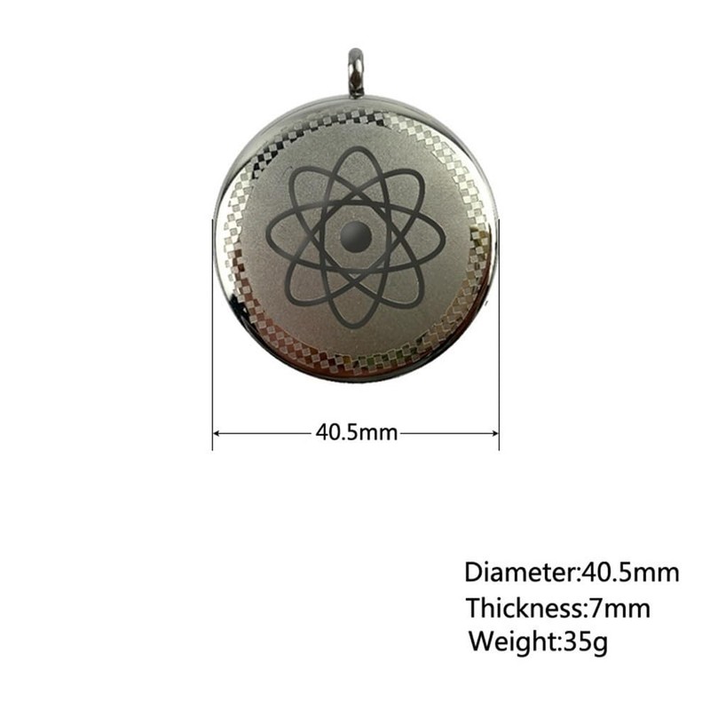 DYFUHO Cosmic Eternal Metatron Cube Shield Defense Necklace,Energy Terahertz Protection
